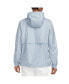 Фото #2 товара Women's Light Blue USMNT Essential Woven Hoodie Full-Zip Jacket