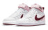 Фото #4 товара Кеды Nike Court Borough Mid 2 GS Розово-белые