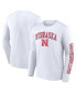 ფოტო #1 პროდუქტის Men's White Nebraska Huskers Distressed Arch Over Logo Long Sleeve T-shirt