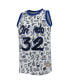 ფოტო #3 პროდუქტის Men's Shaquille O'Neal White Orlando Magic 1994-95 Hardwood Classics Doodle Swingman Jersey