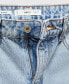 ფოტო #9 პროდუქტის Women's Straight-Fit Cropped Jeans