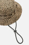 ANIMAL PRINT UTILITY HAT