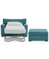 Фото #9 товара Radley 54" Fabric Chair Bed & 36" Storage Ottoman, Created for Macy's