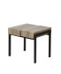 Фото #3 товара 20" H Manufactured Wood, Metal and Iron Side Table