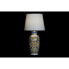 Настольная лампа DKD Home Decor Керамика лён Белый (34 x 34 x 67 cm)