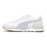 Фото #3 товара Puma R78 Wind Nylon Lace Up Mens Beige, Grey, White Sneakers Casual Shoes 39290