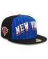 Men's Blue, Black New York Knicks 2023/24 City Edition 59FIFTY Fitted Hat