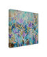 Sue Davis Purple Garden Abstract Modern Canvas Art - 27" x 33"