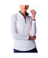 ფოტო #1 პროდუქტის Women's G Lifestyle Long Sleeve Color Block Mock Neck Top