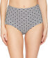 Фото #1 товара Tory Burch Womens 183738 Octagon Square High Waisted Bikini Bottoms Size M