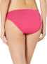 Seafolly Women's 236691 Bikini Bottom Persian Pink Swimwear Size 12