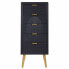 Chest of drawers Alexandra House Living Golden Dark grey MDF Wood 36 x 100 x 42 cm