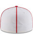 Фото #2 товара Men's White, Red Distressed Pittsburgh Crawfords Cooperstown Collection Turn Back The Clock 59FIFTY Fitted Hat