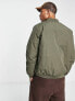 Timberland DWR insulated bomber jacket in khaki