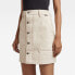 G-STAR Workwear Slim Fit High Waist Short Denim Skirt