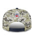 Фото #4 товара Men's Camo, Navy New England Patriots 2023 Salute To Service 9FIFTY Snapback Hat
