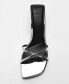 ფოტო #4 პროდუქტის Women's Metallic Strap Sandals