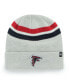 Фото #1 товара Men's Gray Atlanta Falcons Monhegan Cuffed Knit Hat