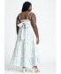 ფოტო #3 პროდუქტის Plus Size Tiered Maxi Dress