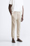 VISCOSE - LINEN TROUSERS