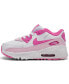 Фото #3 товара Toddler Girls Air Max 90 Casual Sneakers from Finish Line