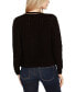 ფოტო #3 პროდუქტის Black Label Chain Detail Shrug Cardigan Sweater