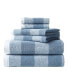 Фото #1 товара Oak Lake Cotton Terry 6 Piece Towel Set