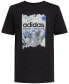 ფოტო #5 პროდუქტის Big Boys Short-Sleeve Cotton Wash Fill Logo Graphic T-Shirt