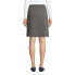 Women's School Uniform Ponte Button Front Skort Above the Knee