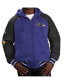 Men's Purple Baltimore Ravens Defender Raglan Full-Zip Hoodie Varsity Jacket