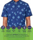 Men's Regular Fit Non-Iron Performance Stretch Leaf Print Button-Down Shirt
