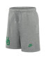 Фото #2 товара Men's Heather Gray Oregon Ducks Legacy Essential Fleece Shorts