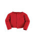 ფოტო #11 პროდუქტის Baby Girls Cotton Dress and Cardigan Set, Red Winter Forest