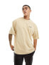 Sean John script t-shirt in beige with retro car back print