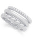 ფოტო #1 პროდუქტის 3-Pc. Set Twist Rings, Created for Macy's