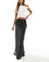 Фото #1 товара ASOS DESIGN chiffon bias maxi skirt in polka dot