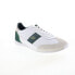 Lacoste Angular 123 4 CMA Mens White Canvas Lifestyle Sneakers Shoes