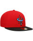 ფოტო #4 პროდუქტის Men's Red Rocket City Trash Pandas Authentic Collection Team Alternate 59FIFTY Fitted Hat