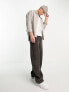 Фото #7 товара ASOS DESIGN oversized cord shirt in stone grey