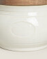 Фото #8 товара Ceramic salt shaker with wooden lid