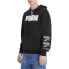 Puma Rebel Bold Logo Pullover Hoodie Mens Black Casual Athletic Outerwear 582762