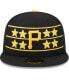 Фото #2 товара Men's Black Pittsburgh Pirates 2024 Batting Practice 9FIFTY Snapback Hat