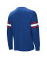 Men's Royal New York Giants Hands Off Long Sleeve Adaptive T-shirt M - фото #2