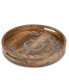 Фото #6 товара Heritage Collection Monogram Mango Wood Round Tray