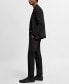 ფოტო #4 პროდუქტის Men's Stretch Fabric Super Slim-Fit Suit Pants