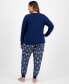 ფოტო #3 პროდუქტის Family Pajamas Plus Size 2-Pc. Cotton Nutcracker Mix It Pajamas Set, Created for Macy's