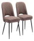 Фото #1 товара 32" Steel, Polyester Teddy Boho Dining Chair