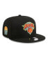 Фото #1 товара Men's Black New York Knicks Neon Pop 9FIFTY Snapback Hat