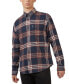 ფოტო #1 პროდუქტის Men's Brushed Check-Print Shirt