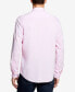 Фото #2 товара DKNY 159187 Men's Fine Twill Pocket Pink Mist Button Down Dress Shirt Sz. L